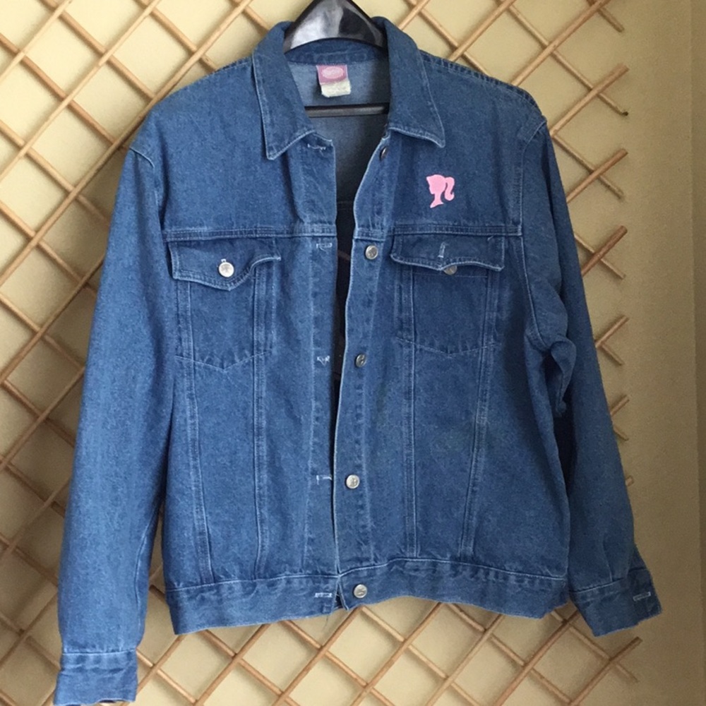 Vintage BARBIE denim jacket, sz.L, bought at Atlanta convention REDUCED!